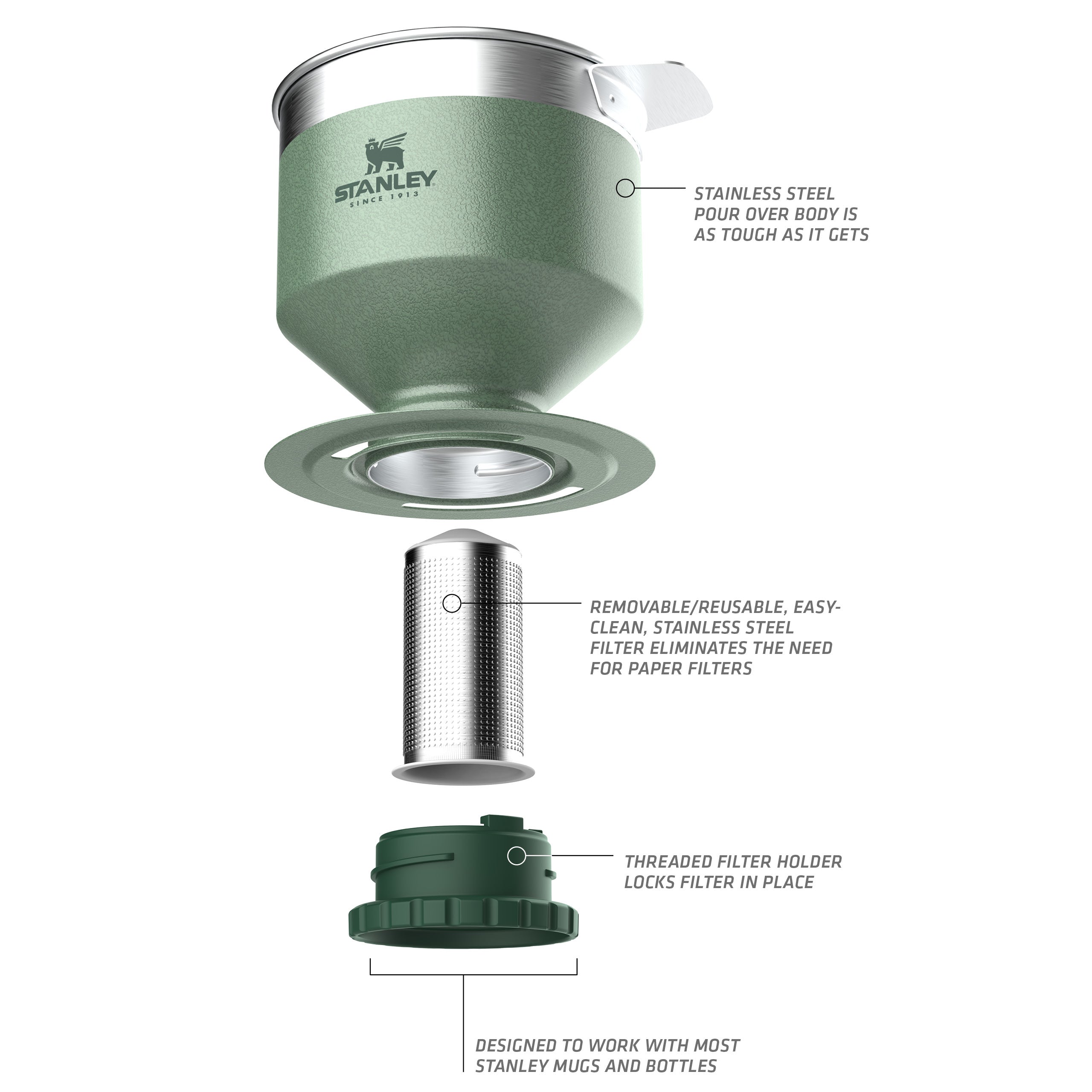 stanley-1913-classic-perfect-brew-pour-over-cafetera-de-filtro-de-acero-inoxidab image 6